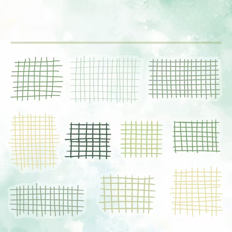 Grid Ryme Stickers