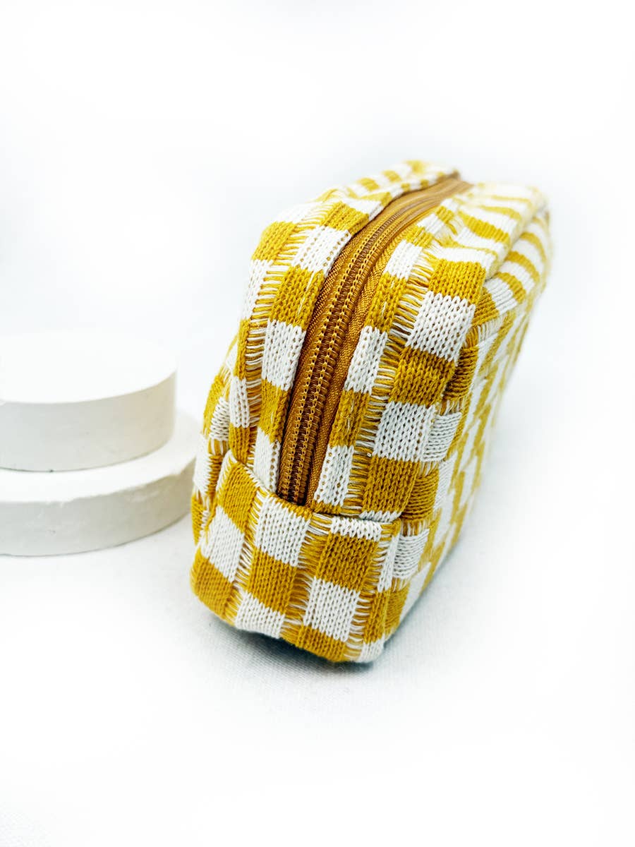 Checkered Pencil Pouch