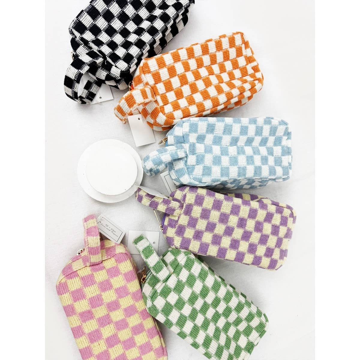 Checkered Pencil Pouch