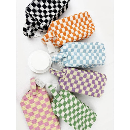 Checkered Pencil Pouch
