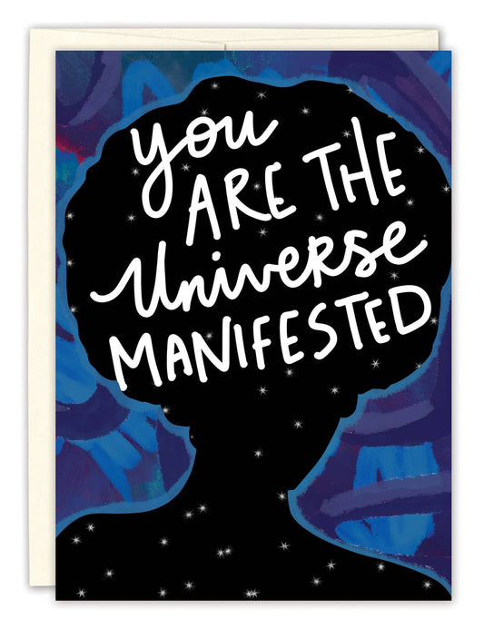 You Are The Universe Manifested Birthday Card