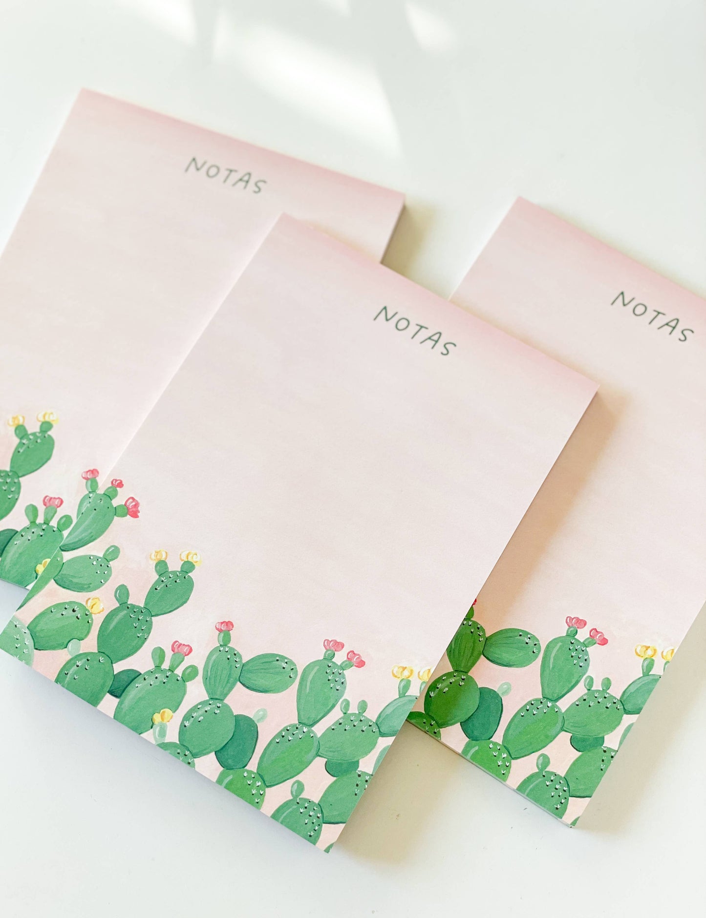 Notas Nopales Notepad |  Spanish Desk Notepad