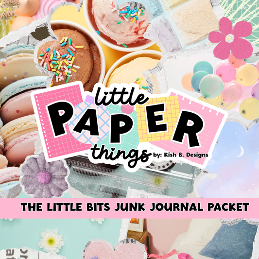 Little Paper Things| The Little Bits| Junk Journal Packet