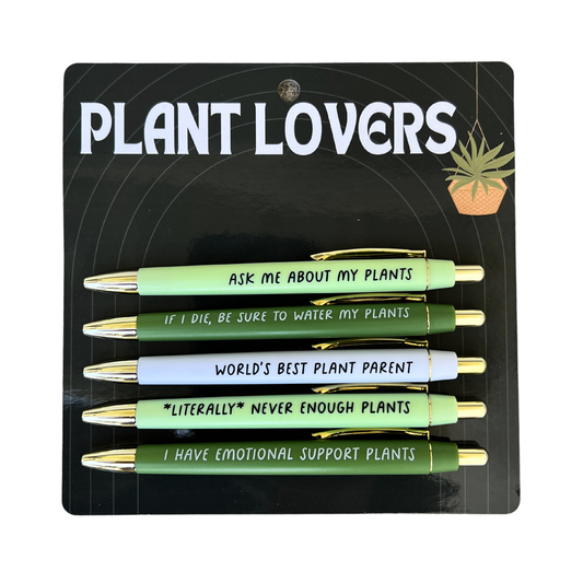 Plant Lovers Pen Set (funny christmas, stocking stuffer