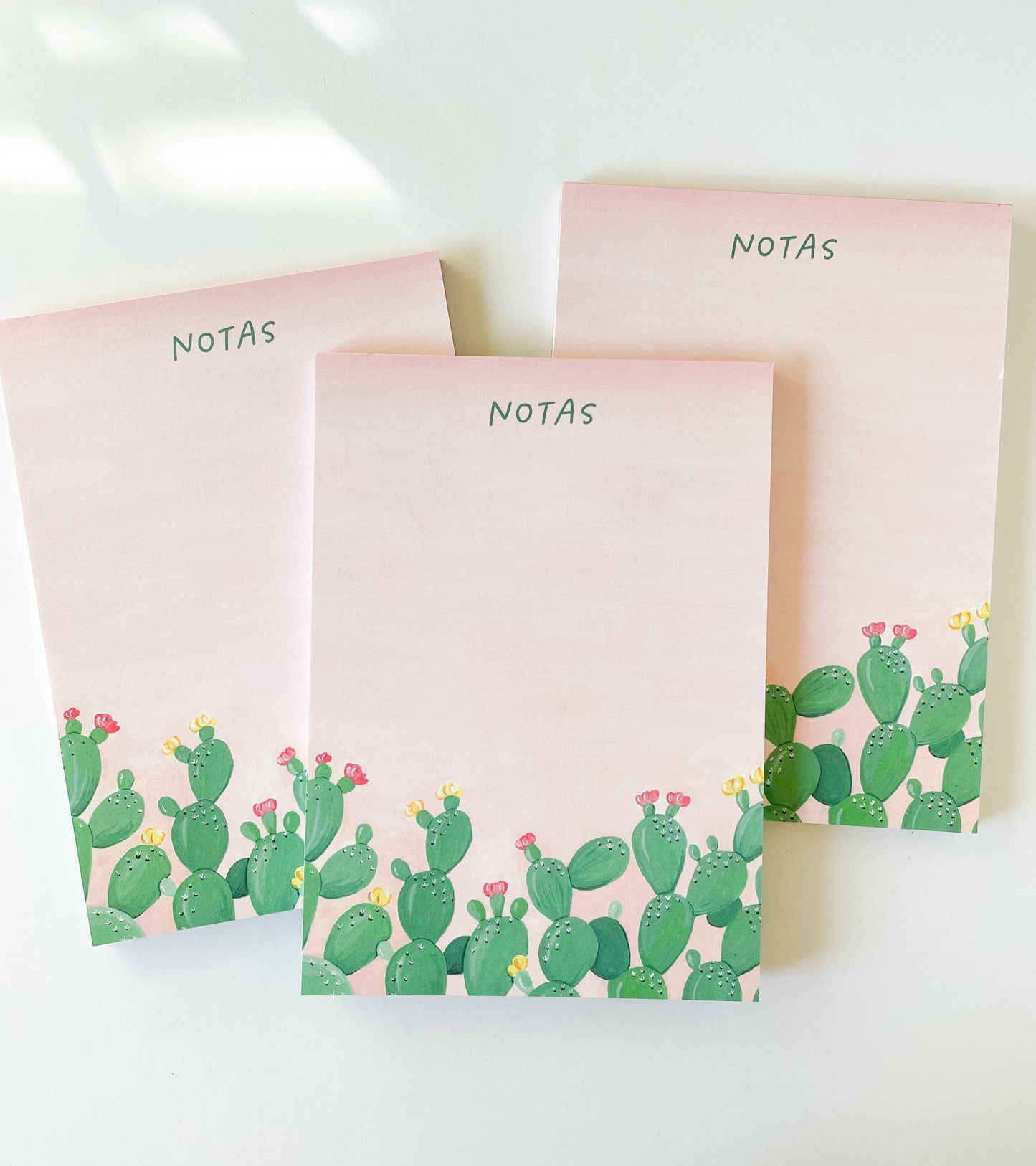 Notas Nopales Notepad |  Spanish Desk Notepad