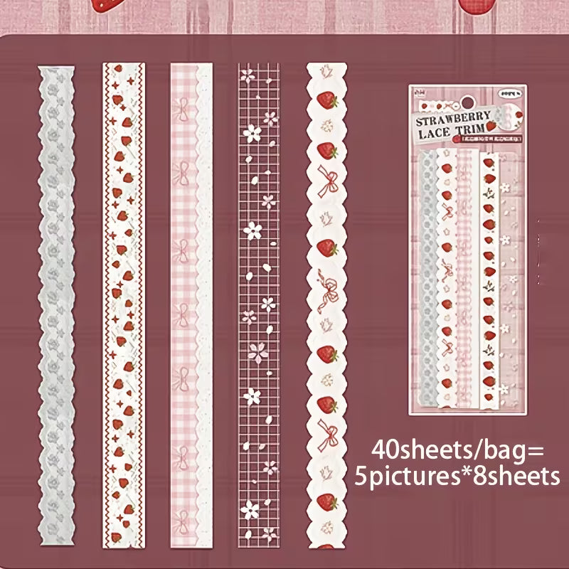 Yuxian Lace Washi Tape Strips