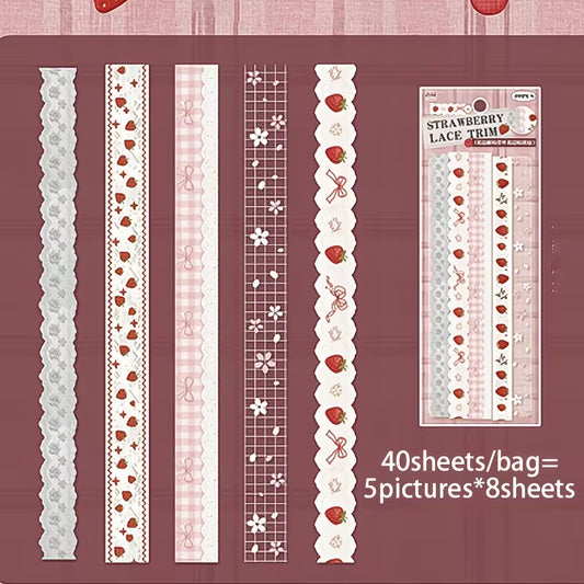 Yuxian Lace Washi Tape Strips