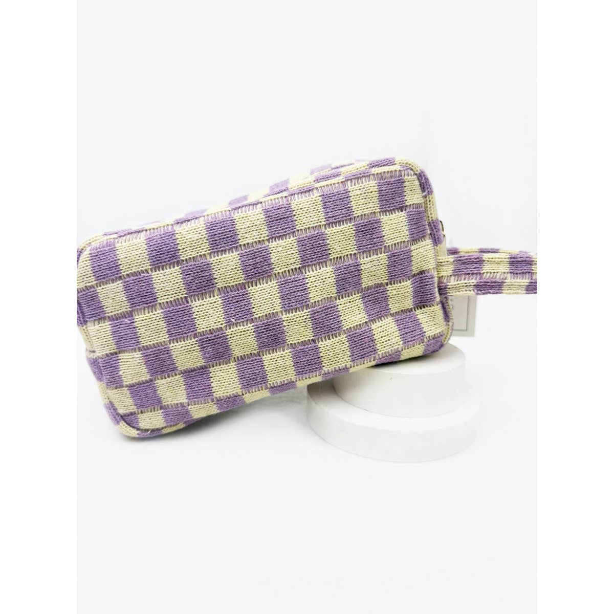 Checkered Pencil Pouch