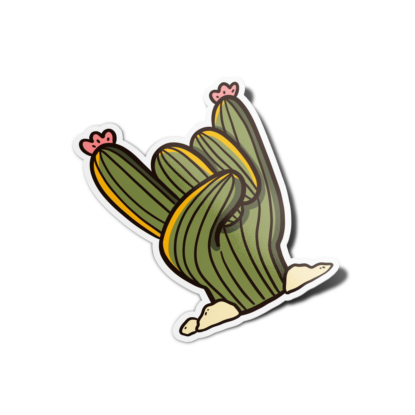 Nature Cactus 2 Vinyl Waterproof Stickers