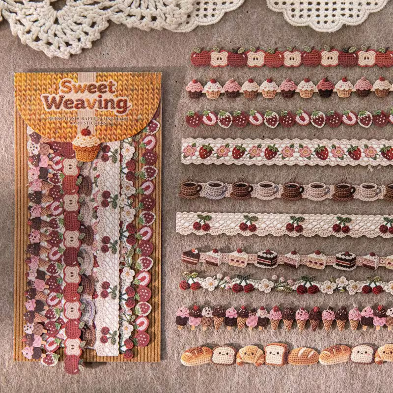 Mocard Embroidery Washi Tape Stickers