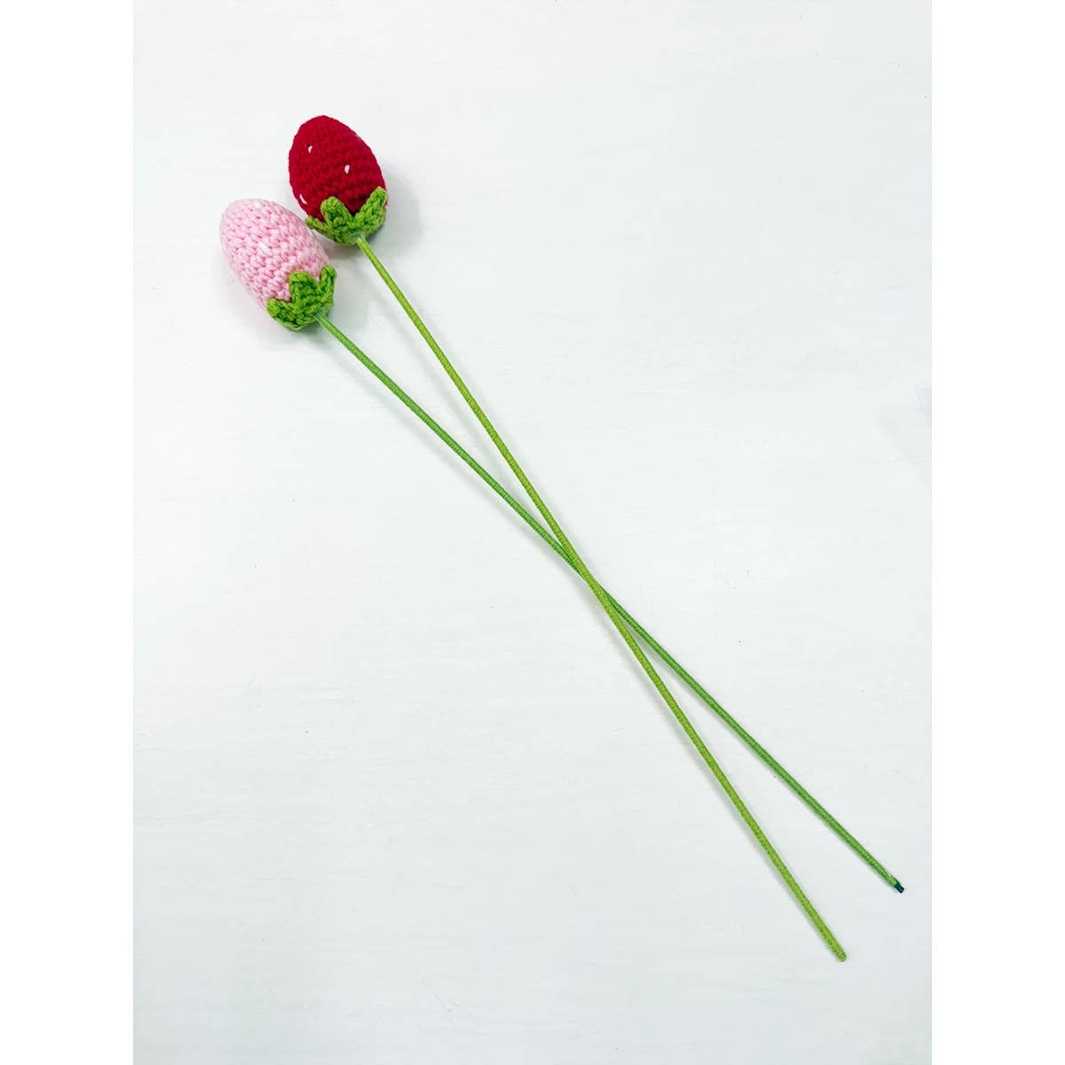 Handmade Crochet Strawberry Bouquet