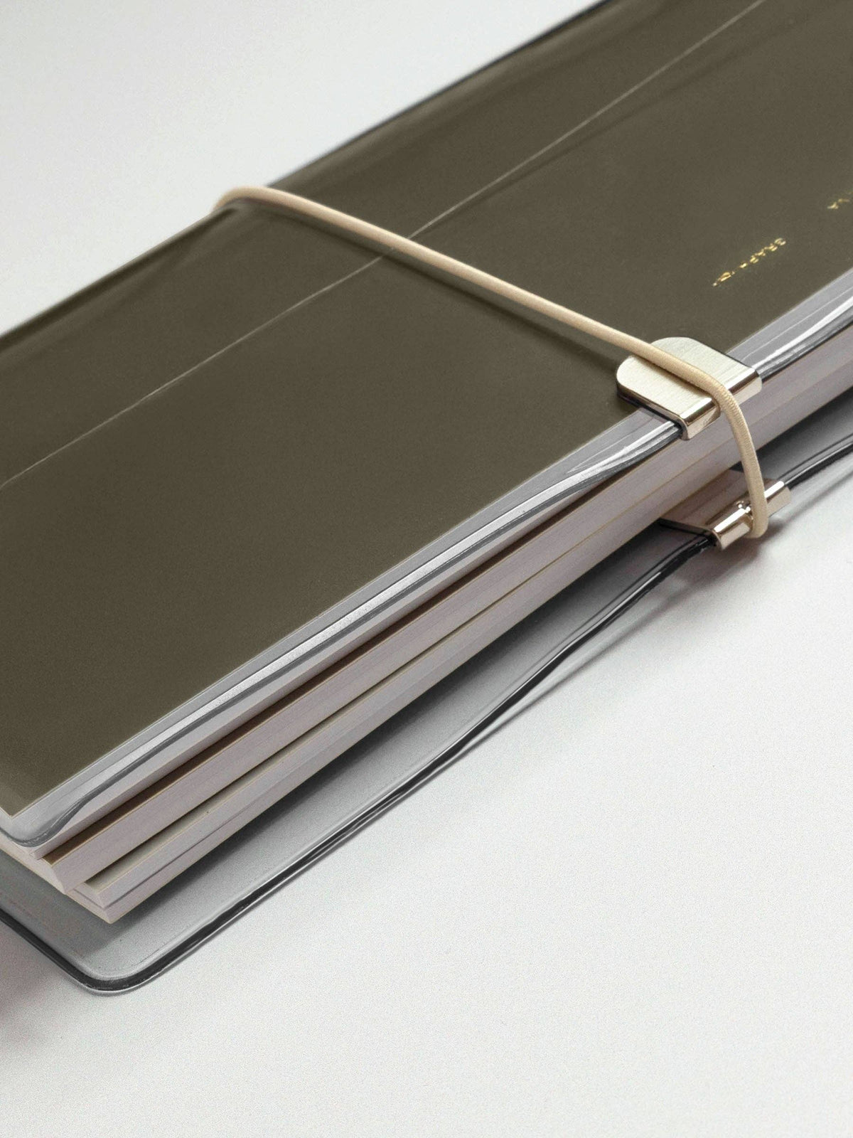 Clear Vinyl Travel Notebook Cover | A5 Slim | Cloth&Paper