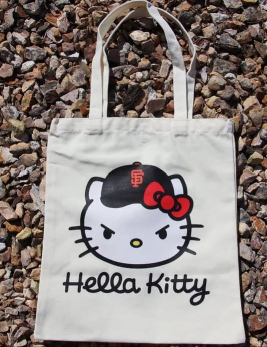 Hella Kitty San Francisco Giants Canvas Tote