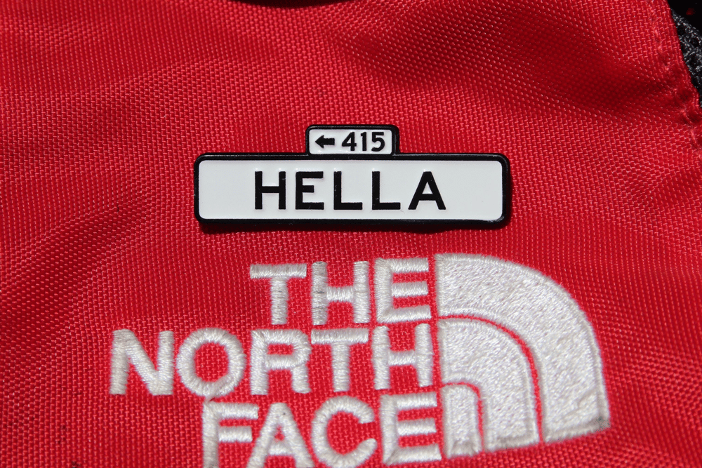 San Francisco Street Sign Hella Enamel Pin