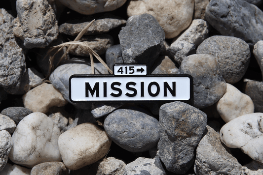 San Francisco Street Sign Mission Enamel Pin