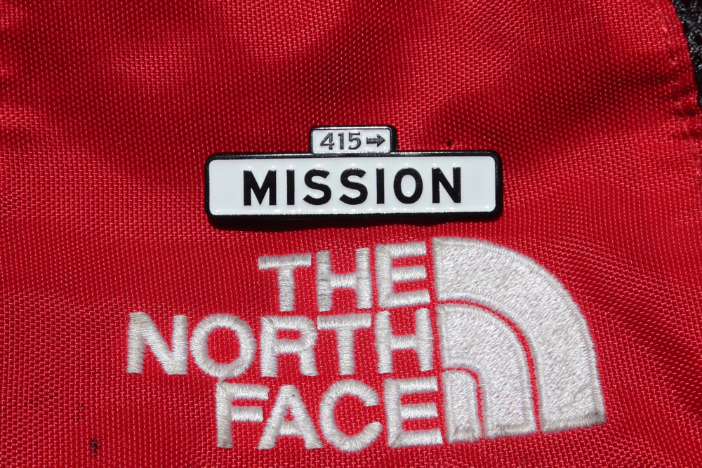 San Francisco Street Sign Mission Enamel Pin